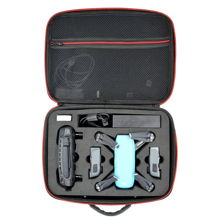 حافظة محمولة مقاومة للصدمات والماء من PU EVA لـ DJI SPARK والملحقات، الحجم: 29 سم × 21 سم × 11 سم