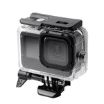 غطاء مقاوم للماء + غطاء خلفي يعمل باللمس لكاميرا GoPro HERO10 Black / HERO9 Black، غطاء + غطاء يعمل باللمس لـ GoPro9