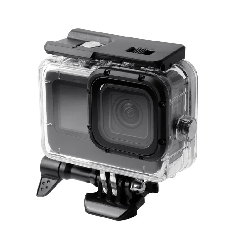 غطاء مقاوم للماء + غطاء خلفي يعمل باللمس لكاميرا GoPro HERO10 Black / HERO9 Black، غطاء + غطاء يعمل باللمس لـ GoPro9
