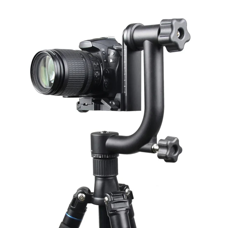 رأس حامل ثلاثي القوائم جيمبال أفقي 360 درجة لكاميرات DV و SLR المنزلية، YLG0401E