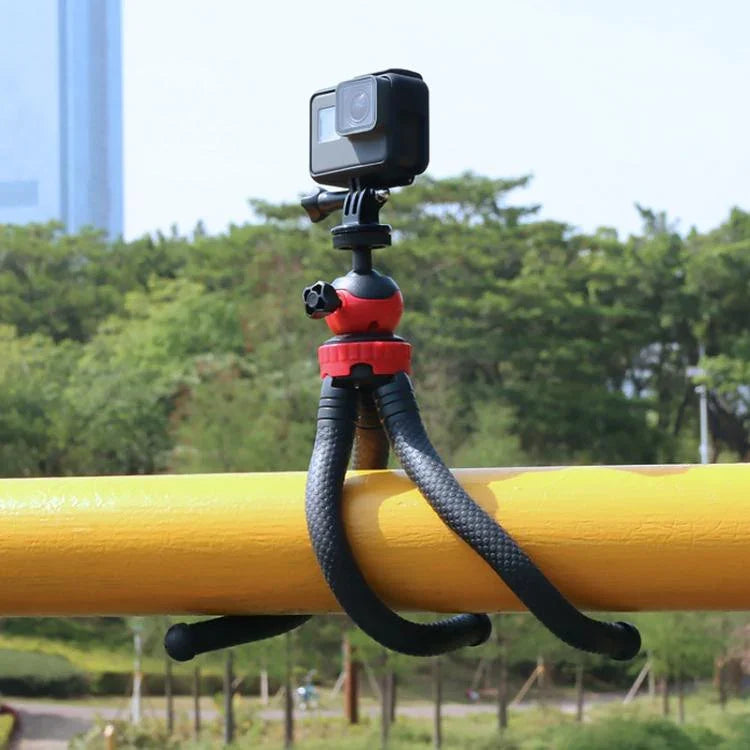 حامل ترايبود مرن صغير على شكل أخطبوط مع مشبك هاتف لأجهزة iPhone، Galaxy، Huawei، GoPro، Insta360، DJI وغيرها من كاميرات الحركة، GP271