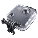 غطاء حماية مقاوم للماء بطول 40 متر لكاميرا GoPro Fusion، مع مشبك تثبيت أساسي وبرغي ومفتاح، لكاميرا GoPro Fusion