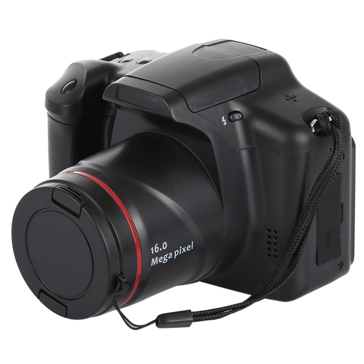كاميرا DV DSLR بدقة 1.3 ميجا بكسل HD، شاشة LCD بحجم 2.4 بوصة، تسجيل بدقة Full HD 720P، تثبيت إلكتروني للصورة EIS، 720P