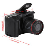 كاميرا DV DSLR بدقة 1.3 ميجا بكسل HD، شاشة LCD بحجم 2.4 بوصة، تسجيل بدقة Full HD 720P، تثبيت إلكتروني للصورة EIS، 720P