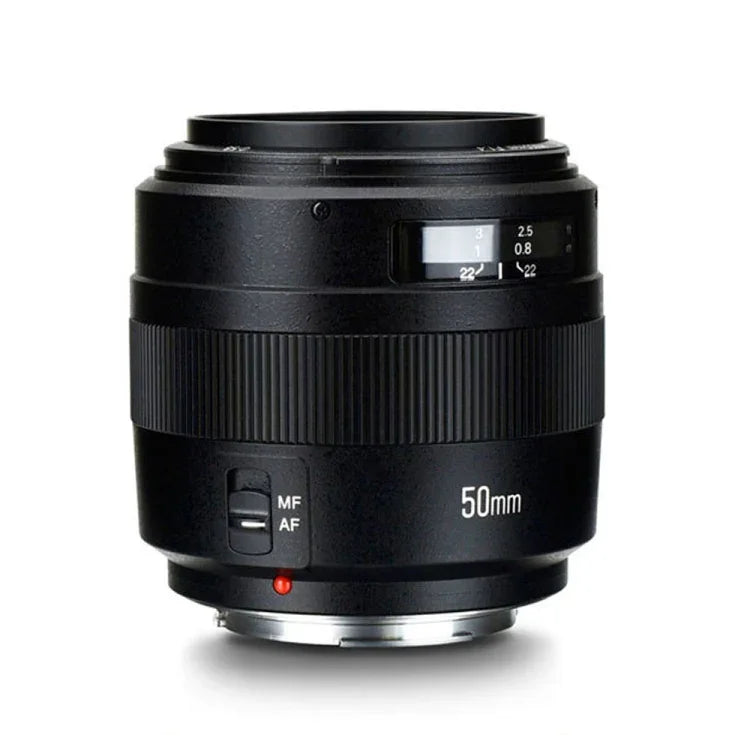 عدسة يانغنو YN50MM F1.4C F1.4 بفتحة كبيرة مع تركيز تلقائي لكاميرات كانون، YN50mm F1.4C