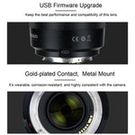 عدسة يانغنو YN50MM F1.4C F1.4 بفتحة كبيرة مع تركيز تلقائي لكاميرات كانون، YN50mm F1.4C