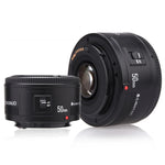 عدسة يانغنو YN50MM F1.8C II F1.8 مع تركيز تلقائي لتركيب كانون EF عدسة جديدة، YN50mm F1.8C II
