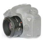 عدسة يانغنو YN50MM F1.8C II F1.8 مع تركيز تلقائي لتركيب كانون EF عدسة جديدة، YN50mm F1.8C II