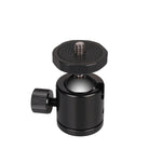 رأس كرة معدني بانورامي دوار 360 درجة صغير الحجم، أحمر، أسود، أزرق، لكاميرات DSLR والرقمية