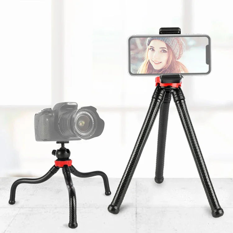 MZ305 حامل ترايبود مرن صغير على شكل أخطبوط مع رأس كروي لكاميرات SLR، GoPro HERO10 Black / HERO9 Black / HERO8 Black /7 /6 /5 /5 Session /4 Session /4 /3+ /3 /2 /1، DJI Osmo Action، Xiaoyi وكاميرات الحركة الأخرى، هاتف محمول، الحجم: 30 سم × 5 سم، MZ305
