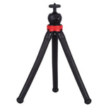 MZ305 حامل ترايبود مرن صغير على شكل أخطبوط مع رأس كروي لكاميرات SLR، GoPro HERO10 Black / HERO9 Black / HERO8 Black /7 /6 /5 /5 Session /4 Session /4 /3+ /3 /2 /1، DJI Osmo Action، Xiaoyi وكاميرات الحركة الأخرى، هاتف محمول، الحجم: 30 سم × 5 سم، MZ305