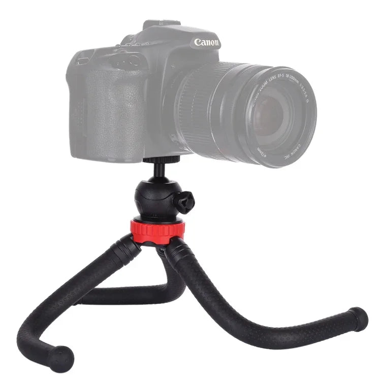 MZ305 حامل ترايبود مرن صغير على شكل أخطبوط مع رأس كروي لكاميرات SLR، GoPro HERO10 Black / HERO9 Black / HERO8 Black /7 /6 /5 /5 Session /4 Session /4 /3+ /3 /2 /1، DJI Osmo Action، Xiaoyi وكاميرات الحركة الأخرى، هاتف محمول، الحجم: 30 سم × 5 سم، MZ305
