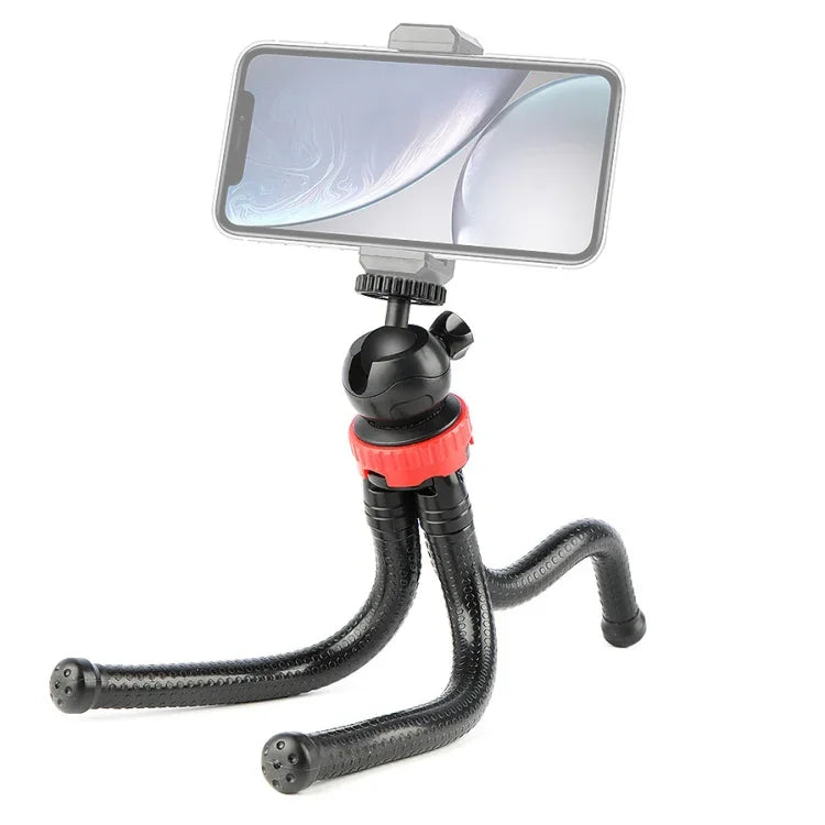 MZ305 حامل ترايبود مرن صغير على شكل أخطبوط مع رأس كروي لكاميرات SLR، GoPro HERO10 Black / HERO9 Black / HERO8 Black /7 /6 /5 /5 Session /4 Session /4 /3+ /3 /2 /1، DJI Osmo Action، Xiaoyi وكاميرات الحركة الأخرى، هاتف محمول، الحجم: 30 سم × 5 سم، MZ305
