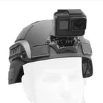 حامل سيلفي خوذة من سبائك الألمنيوم GP193 لكاميرات GoPro وInsta360 وDJI وغيرها من كاميرات الحركة، GP193