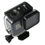 غطاء حماية مقاوم للماء للغوص حتى 60 متر لكاميرا GoPro HERO6 /5 Black مع شاشة لمس على الباب الخلفي وفلتر / مشبك قاعدة أساسي وبرغي، لا حاجة لفك العدسة، مقاوم للماء حتى 60 متر