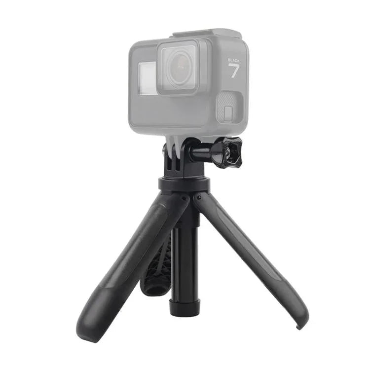 حامل ثلاثي القوائم صغير متعدد الوظائف ثابت لكاميرات الحركة GoPro وInsta360 وDJI وغيرها، GP446 (أسود)، GP446 (رمادي)، GP446 (أزرق)، GP446 (أحمر)