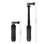 حامل ثلاثي القوائم صغير متعدد الوظائف ثابت لكاميرات الحركة GoPro وInsta360 وDJI وغيرها، GP446 (أسود)، GP446 (رمادي)، GP446 (أزرق)، GP446 (أحمر)