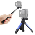 حامل ثلاثي القوائم صغير متعدد الوظائف ثابت لكاميرات الحركة GoPro وInsta360 وDJI وغيرها، GP446 (أسود)، GP446 (رمادي)، GP446 (أزرق)، GP446 (أحمر)