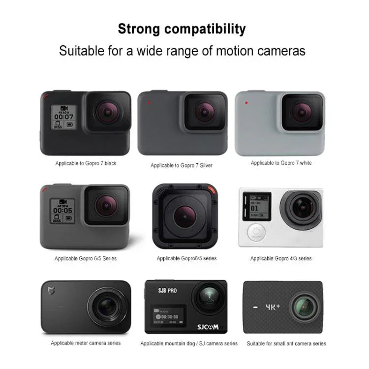 GP456 Tripod Bracket for DJI, Insta360, GoPro and Other Action Cameras and 4-6.8 inch Phones, GP456