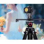 مسار سكة انزلاق من ألياف الكربون YELANGU L40T بطول 40 سم لكاميرات SLR / كاميرات الفيديو، L40T 40 سم