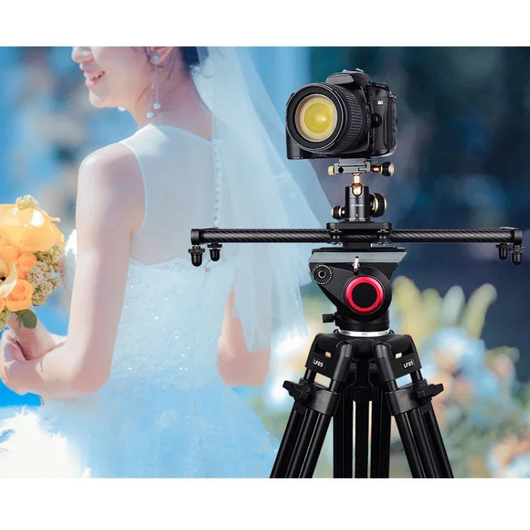 مسار سكة انزلاق من ألياف الكربون YELANGU L40T بطول 40 سم لكاميرات SLR / كاميرات الفيديو، L40T 40 سم