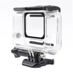 حافظة هيكلية جانبية مجوفة مع مشبك وقاعدة تثبيت أساسية وبرغي لكاميرات GoPro HERO7 White /Silver، جانبي مجوف