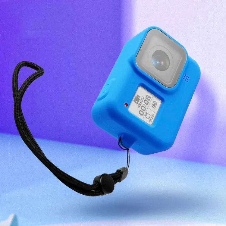 غطاء واقي من السيليكون مع حزام معصم لـ GoPro HERO8 Black، لـ GoPro HERO8 Black