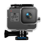 حافظة واقية مقاومة للماء حتى 45 متر مع مشبك وقاعدة تثبيت ومسمار من RUIGPRO لـ GoPro HERO8 Black، RUIGPRO لـ GoPro HERO8 Black