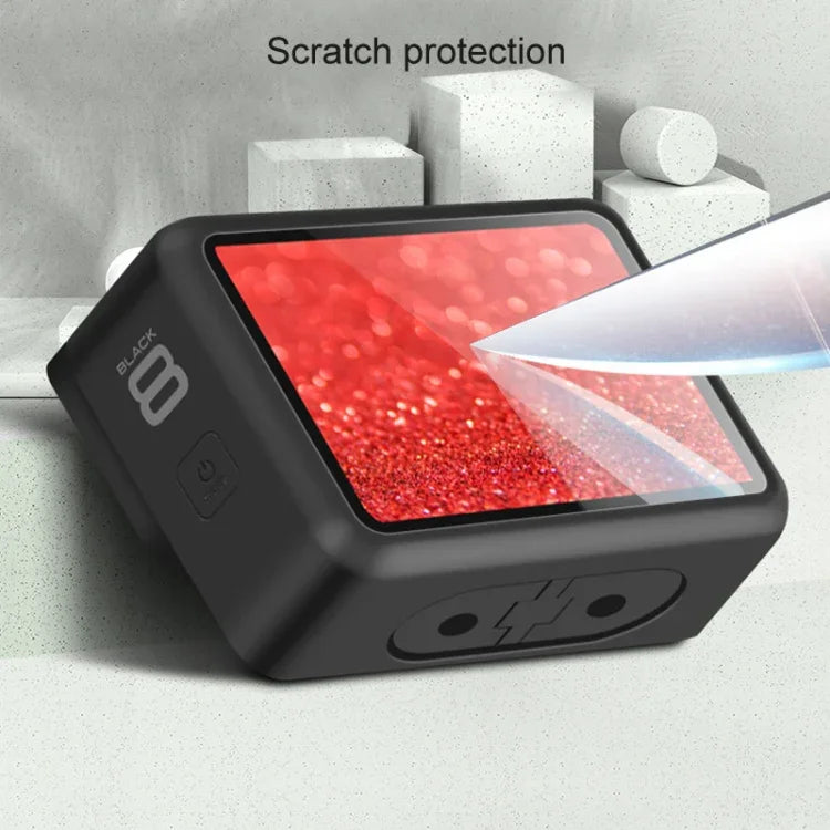 فيلم زجاج مقسى لشاشة LCD وعدسة لـ GoPro HERO8 Black، لـ GoPro HERO8 Black