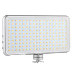 LED011S Pocket 180 مصباح LED احترافي للتدوين المرئي والتصوير الفوتوغرافي مع شاشة OLED وحامل محول حذاء بارد لكاميرات كانون / نيكون DSLR، 180 LED