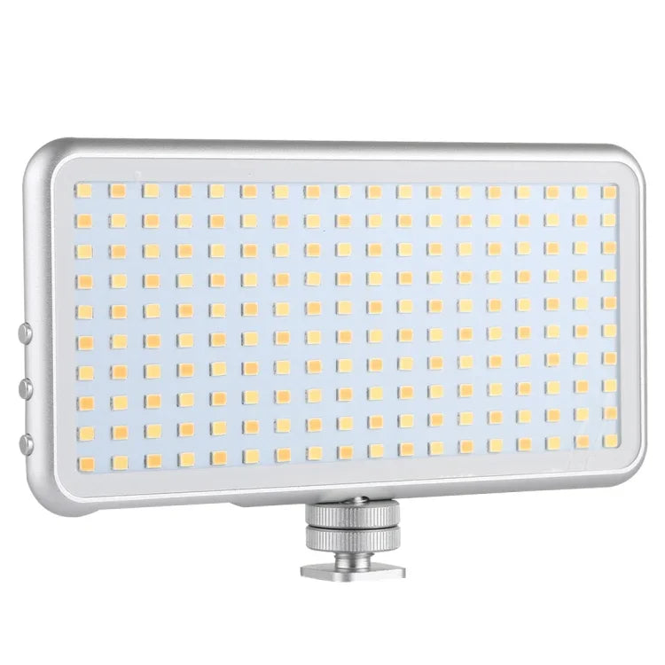 LED011S Pocket 180 مصباح LED احترافي للتدوين المرئي والتصوير الفوتوغرافي مع شاشة OLED وحامل محول حذاء بارد لكاميرات كانون / نيكون DSLR، 180 LED