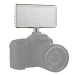 LED011S Pocket 180 مصباح LED احترافي للتدوين المرئي والتصوير الفوتوغرافي مع شاشة OLED وحامل محول حذاء بارد لكاميرات كانون / نيكون DSLR، 180 LED