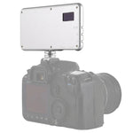 LED011S Pocket 180 مصباح LED احترافي للتدوين المرئي والتصوير الفوتوغرافي مع شاشة OLED وحامل محول حذاء بارد لكاميرات كانون / نيكون DSLR، 180 LED