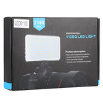 LED011S Pocket 180 مصباح LED احترافي للتدوين المرئي والتصوير الفوتوغرافي مع شاشة OLED وحامل محول حذاء بارد لكاميرات كانون / نيكون DSLR، 180 LED