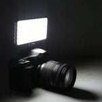 LED011S Pocket 180 مصباح LED احترافي للتدوين المرئي والتصوير الفوتوغرافي مع شاشة OLED وحامل محول حذاء بارد لكاميرات كانون / نيكون DSLR، 180 LED