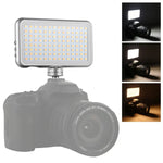 LED-013 Pocket 112 مصباح LED احترافي للتدوين المرئي والتصوير الفوتوغرافي مع شاشة OLED وحامل محول حذاء بارد لكاميرات كانون / نيكون DSLR، 112 LED