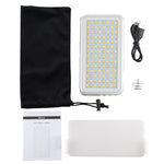 LED-013 Pocket 112 مصباح LED احترافي للتدوين المرئي والتصوير الفوتوغرافي مع شاشة OLED وحامل محول حذاء بارد لكاميرات كانون / نيكون DSLR، 112 LED