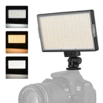 LED01 416 مصباح LED 3600 لومن ضوء احترافي للتدوين المرئي والتصوير الفوتوغرافي لكاميرات كانون / نيكون DSLR، 416 LED