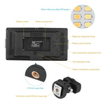 LED01 416 مصباح LED 3600 لومن ضوء احترافي للتدوين المرئي والتصوير الفوتوغرافي لكاميرات كانون / نيكون DSLR، 416 LED