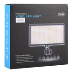 LED01 416 مصباح LED 3600 لومن ضوء احترافي للتدوين المرئي والتصوير الفوتوغرافي لكاميرات كانون / نيكون DSLR، 416 LED
