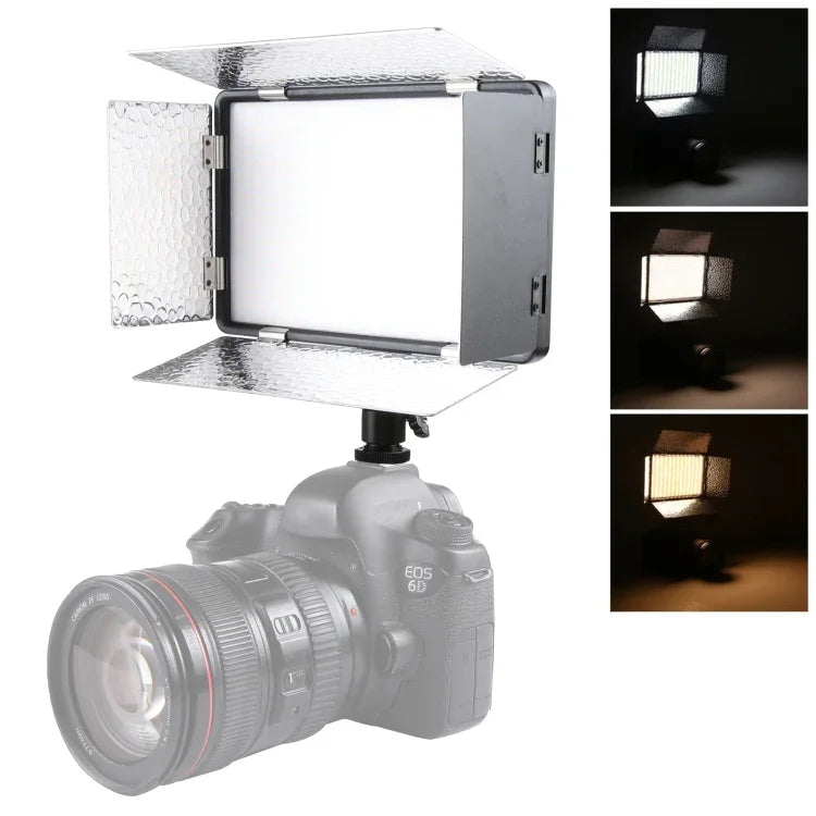 LED01 520 مصباح LED 4100 لومن ضوء احترافي للتدوين المرئي والتصوير الفوتوغرافي لكاميرات كانون / نيكون DSLR، 520 LED
