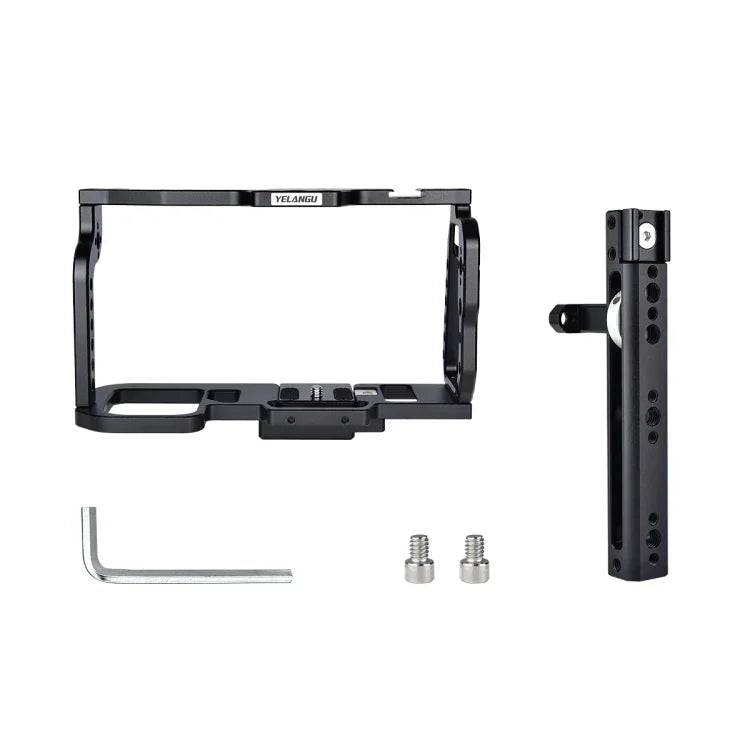 YELANGU C9-A YLG0911A قفص مثبت كاميرا فيديو بمقبض لـ DJI BMPCC 4K، C9-A