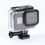 حافظة واقية مقاومة للماء حتى 45 متر مع مشبك وقاعدة تثبيت ومسمار لـ GoPro HERO8 Black، لـ GoPro HERO8 Black