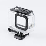 حافظة واقية مقاومة للماء حتى 45 متر مع مشبك وقاعدة تثبيت ومسمار لـ GoPro HERO8 Black، لـ GoPro HERO8 Black