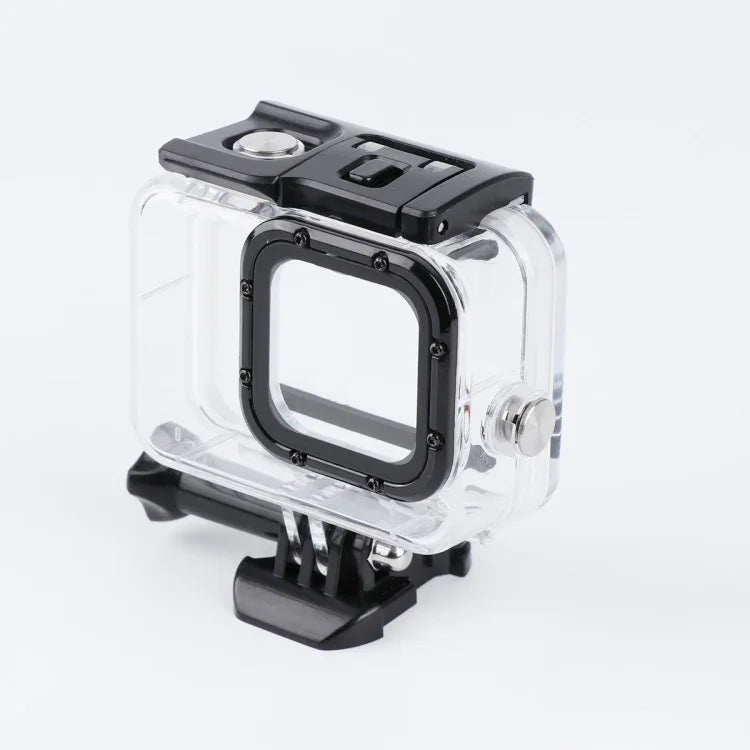 حافظة واقية مقاومة للماء حتى 45 متر مع مشبك وقاعدة تثبيت ومسمار لـ GoPro HERO8 Black، لـ GoPro HERO8 Black
