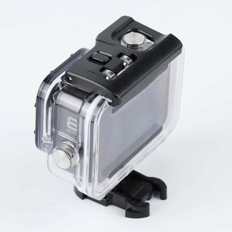 حافظة واقية مقاومة للماء حتى 45 متر مع مشبك وقاعدة تثبيت ومسمار لـ GoPro HERO8 Black، لـ GoPro HERO8 Black