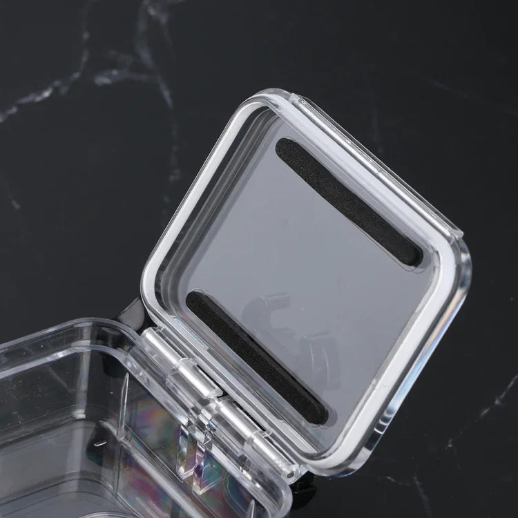 حافظة واقية مقاومة للماء حتى 45 متر مع مشبك وقاعدة تثبيت ومسمار لـ GoPro HERO8 Black، لـ GoPro HERO8 Black