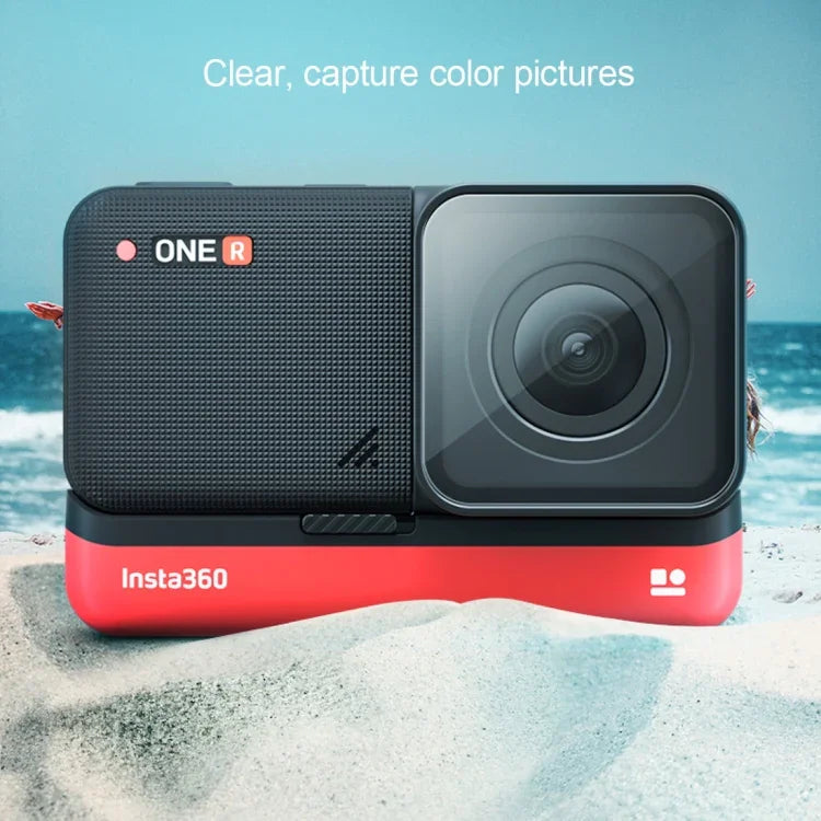 فيلم زجاجي مقسى لعدسة + شاشة LCD لكاميرا Insta 360 One R 4K، لـ Insta 360 One R 4K