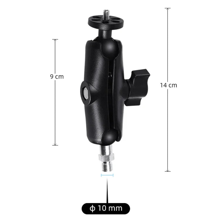 حامل تثبيت قضيب توصيل M10 بطول 9 سم مع محول حامل ثلاثي البراغي لكاميرات GoPro وInsta360 وDJI وغيرها، حامل قضيب توصيل M10 بطول 9 سم