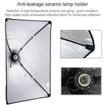 صندوق إضاءة ناعم بحجم 50x70 سم + حامل ثلاثي لإضاءة التصوير بطول 2 متر + ذراع دعامة عرض، مجموعة إضاءة فلاش استوديو